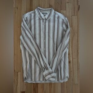 O.N.S Men’s Button-Up Striped Shirt